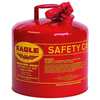 Eagle Mfg 5 gal Red Galvanized Steel Type I Safety Can Flammables UI50S