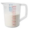 Rubbermaid Commercial Polycarbonate Measuring Cup, 2 Quarts FG321700CLR