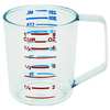 Rubbermaid Commercial Polycarbonate Measuring Cup, 1 Cup, Clear FG321000CLR