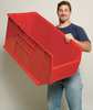 Quantum Storage Systems 150 lb Storage Bin, Polypropylene, 23 7/8 in W, 17 1/2 in H, Red, 35 7/8 in L QUS997RD