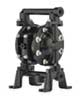 Aro Double Diaphragm Pump, Aluminum, Air Operated, Viton, 75 GPM 650719-C