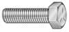 Zoro Select Grade 5, 3/8"-16 Hex Head Cap Screw, Chrome Plated Steel, 1 in L, 5 PK MPB3084