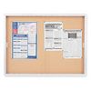 Quartet Enclosed Cork Bulletin Board 48" x 72" D2405