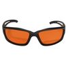 Edge Eyewear Safety Glasses, Orange Anti-Fog, Scratch-Resistant SBR610