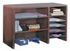 Safco Desktop Organizer, Mahogany 3692MH