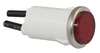 Zoro Select Flush Indicator Light, Red, 12V 20C840