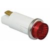 Zoro Select Raised Indicator Light, Red, 120V 20C855
