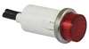 Zoro Select Raised Indicator Light, Red, 240V 20C856