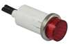 Zoro Select Raised Indicator Light, Red, 240V 20C856