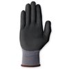 Ansell Foam Nitrile Coated Gloves, Palm Coverage, Black/Gray, 7, PR 11-840