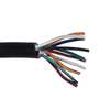 Zoro Select 16 AWG 10 Conductor Portable Cord 600V 25 ft. BK E3642