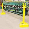 Zoro Select X-Treme Duty Stanchion - 46.5" Height, Yellow (2-pack) 92302-2