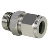 Parker 1/4" A-LOK x SAE SS Male Straight Connector 4M1SC4-316