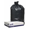 Genuine Joe 33 gal Trash Bags, 1.20 mil (30 Micron), Black, 100 PK GJO98207