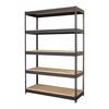 Lorell Boltless Shelving Unit, 18"D x 48"W x 72"H, 5 Shelves, Steel LLR61622