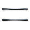 Lorell Office Drawer Transitional Pulls, Blk, PK2 LLR34345