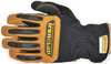 Ironclad Performance Wear Mechanics Gloves, 2XL, Tan, Leather/Ribbed Nylon/Spandex RWG2-06-XXL