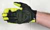 Ironclad Performance Wear Hi-Vis Mechanics Gloves, M, Green, Ribbed Nylon/Spandex IVG2-03-M