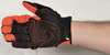 Ironclad Performance Wear Hi-Vis Mechanics Gloves, M, Orange, Ribbed Nylon/Spandex IVO2-03-M