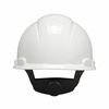 3M Front Brim Hard Hat, Type 1, Class C, Ratchet (4-Point), White H-701V