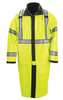 5.11 Rain Jacket, Unisex, Rev Blk/Hi-Vis Yellow, XL 48125