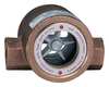 Dwyer Instruments Single Sight Flow Indicator, Bronze, 1/4In SFI-100-1/4