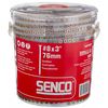 Senco Deck Screw, #8 x 2 13/16 in, Steel, Flat Head, Square Drive, 800 PK 08F300Y