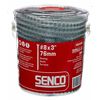 Senco Deck Screw, #8 x 2-13/16 in, Steel, Flat Head, Square Drive, 800 PK 08D300W