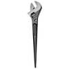 Klein Tools Adjustable Spud Wrench, Open End, 1-7/16 in Head, 0 in Offset, Alloy Steel, Black Oxide 3227