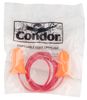 Condor Condor Disposable Foam Ear Plugs, Bell Shape, 32 dB, Orange, 100 PK 22ED82