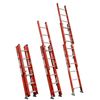 Werner 16 ft Fiberglass Extension Ladder, 300 lb Load Capacity D6216-3