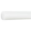 Zoro Select Off White High Density Polyethylene (HDPE) Rod Stock 4 ft. L, 1" Dia. 22JL38