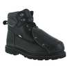 Iron Age Size 8-1/2 Men's 6 in Work Boot Steel Work Boot, Black IA5016