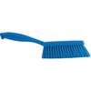 Remco 1 19/32 in W Bench Brush, Soft, 6 3/4 in L Handle, 7 in L Brush, Blue, Plastic, 13 in L Overall 45873