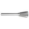 Zoro Select Carbide Bur, Inverted Cone, 1/4, 1/4 Shank 310-001227