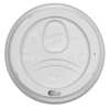 Dixie Lid for 10 oz. Hot Cup, Dome, Sip Through, White, Pk1000 DL9540