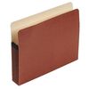 Zoro Select Expandable File Folder 8-1/2 x 11" Red, 5-1/4" Expansion PFXS34G