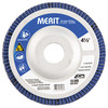 Merit Flap Disc, 4 1/2 In x 80 Grit, 7/8 08834193425