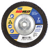 Norton Abrasives Flap Disc, 7 In x 40 Grit, 5/8-11 63642536159