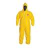 Dupont Coveralls, 12 PK, Yellow, Tychem(R) 2000, Zipper QC127SYL3X001200