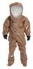 Dupont Encapsulated Suit, Tan, Tychem(R) Responder(R) CSM, Double Storm Flap, Hook-and-Loop RC550TTNXL00017S