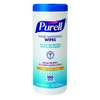 Purell Hand Sanitizer Wipes, White, Canister, Textured, 100 Wipes, 5-3/4 in x 7 in, Citrus 9111-12
