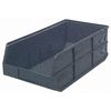 Quantum Storage Systems 70 lb Shelf Storage Bin, Polypropylene, 8 1/4 in W, 7 in H, 20 1/2 in L, Gray SSB483GY