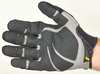 Ironclad Performance Wear Mechanics Gloves, M, Black, Ribbed Stretch Nylon HUG2-03-M