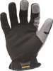 Ironclad Performance Wear Mechanics Gloves, XL, Black, Ribbed Stretch Nylon WFG2-05-XL