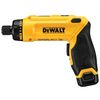 Dewalt Cordless Screwdriver Kit, 1/4 in Hex Drive, 430 RPM Free Speed, (2) 1 Ah, 8V DC, Pivot, 8V Max DCF680N2