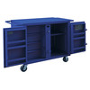 Westward Rolling Workbench, 43.87 x26.87x38.5, Blue 24Y922