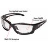 Edge Eyewear Safety Glasses, Clear Anti-Fog, Scratch-Resistant GSK111VS-AFT