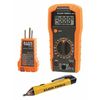 Klein Tools Test Kit with Multimeter, Non-Contact Volt Tester, Outlet Tester 69149
