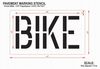 Rae Pavement Stencil, Bike, 18 in STL-116-71817
